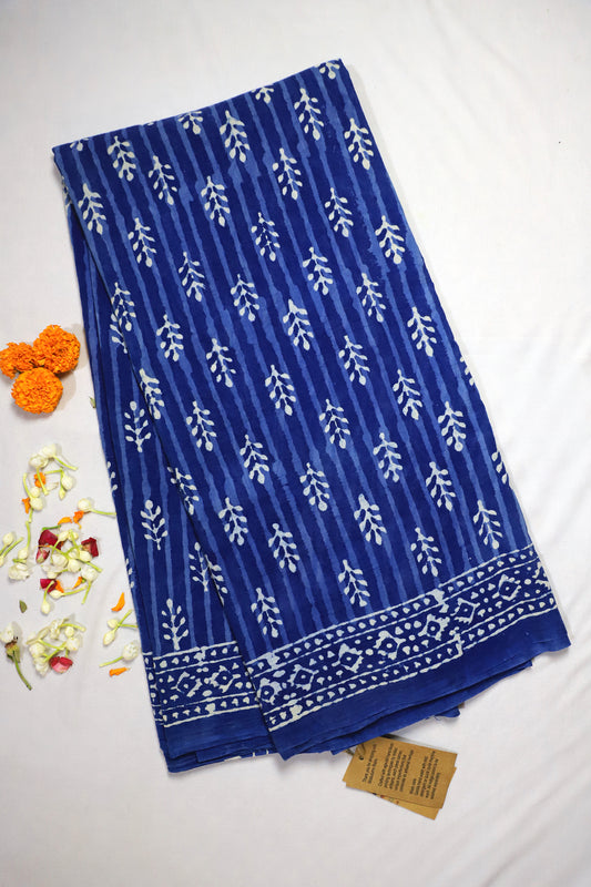 The Indigo Woodland Saree