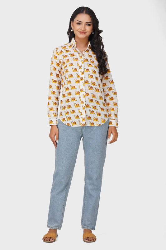 Mellow Yellow Snail Shirt