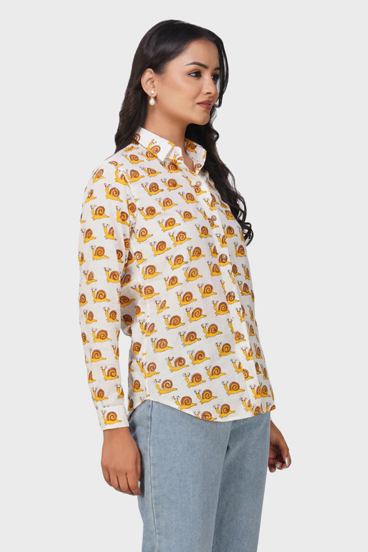 Mellow Yellow Snail Shirt