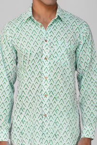 Geometry Delight Full Sleeve Men Shirt