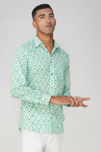 Load image into Gallery viewer, Geometry Delight Full Sleeve Men Shirt
