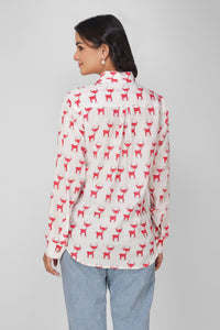 Red Frosty Reindeer Shirt