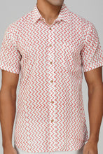 Load image into Gallery viewer, Redline Elegance Half Sleeve Men Shirt
