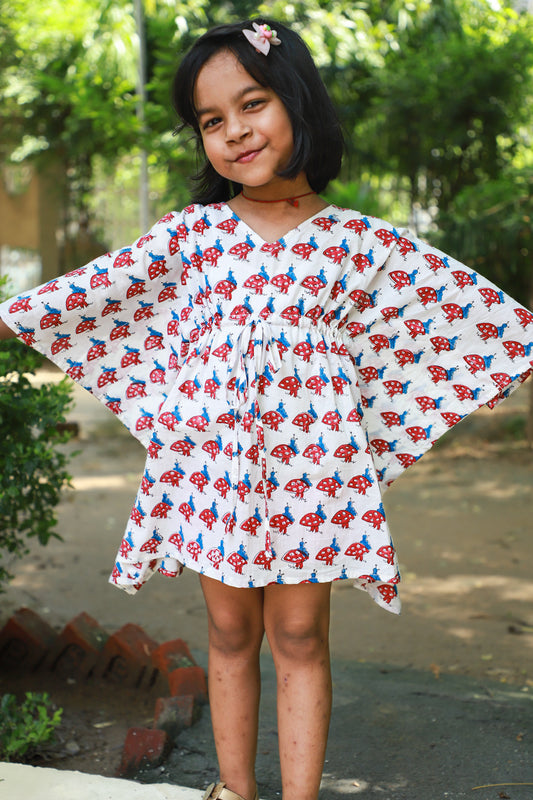 Glowing Mushroom Kids Kaftan