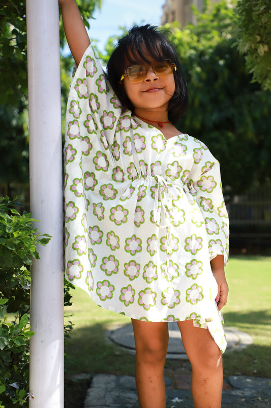 Blooming Flower Kids Kaftan