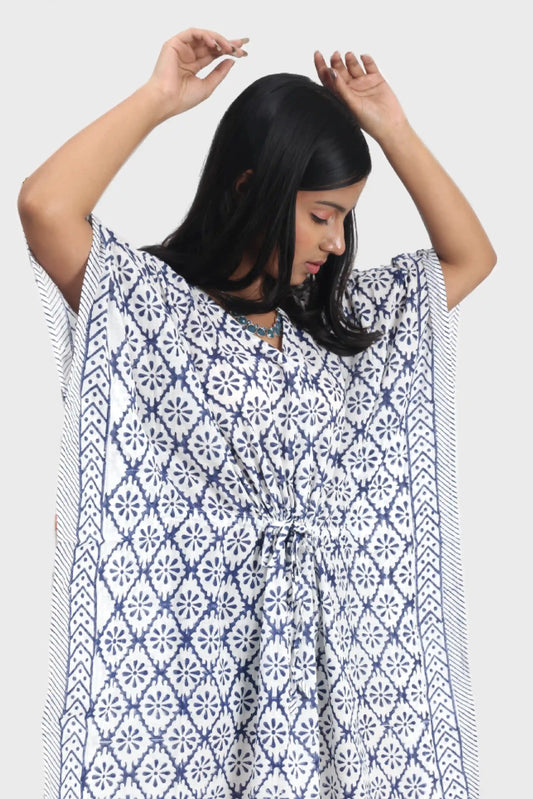 Geometric Motif Kaftan