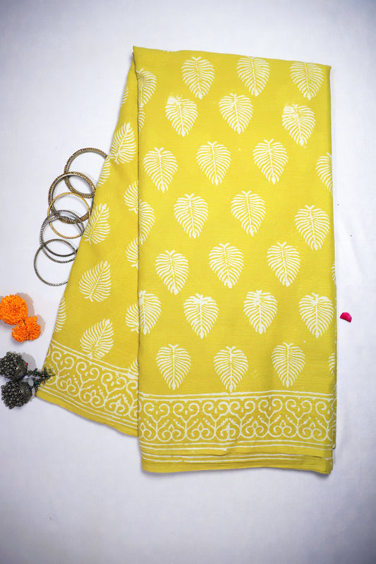 Whispering Leaves Saree