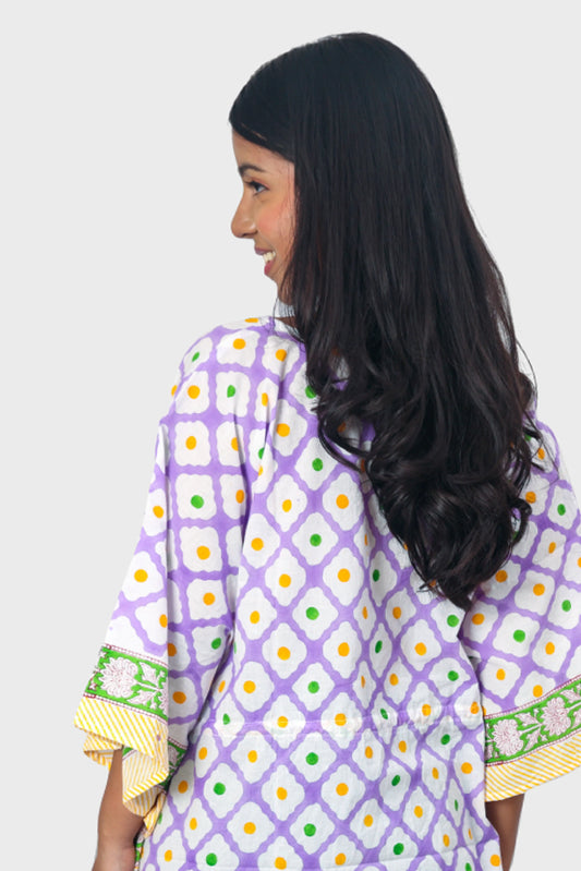 Palace Garden Polka Dots Kaftan