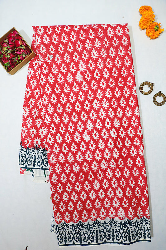 Ivory Bloom Saree