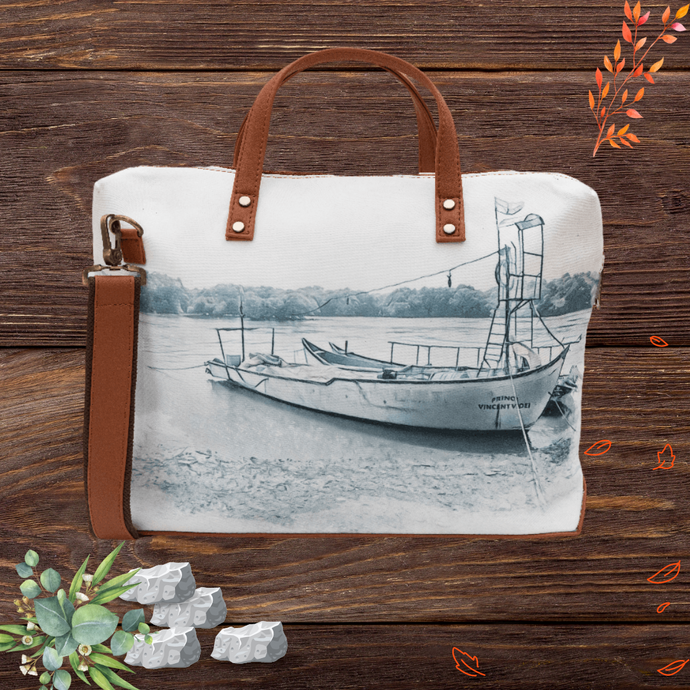Mysteries of the sea laptop bag